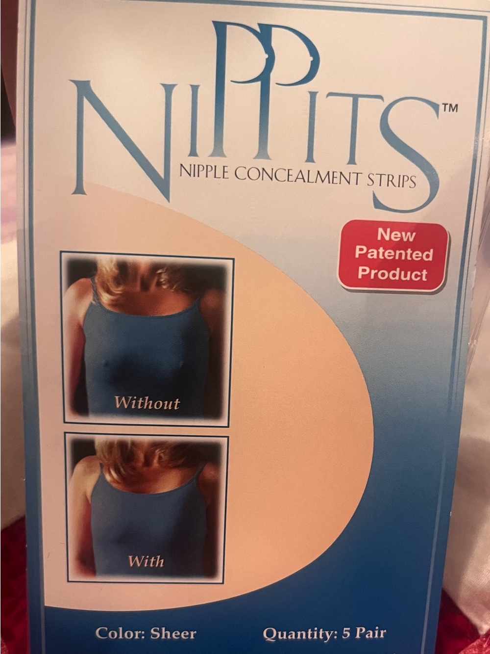 Sheer Nipple Concealment Strips
